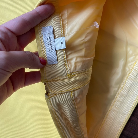 J. Crew bright yellow skirt - Picture 2 of 5